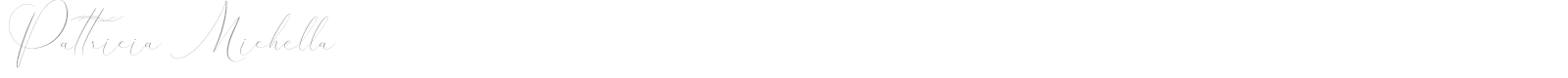 Pattricia Michella font preview